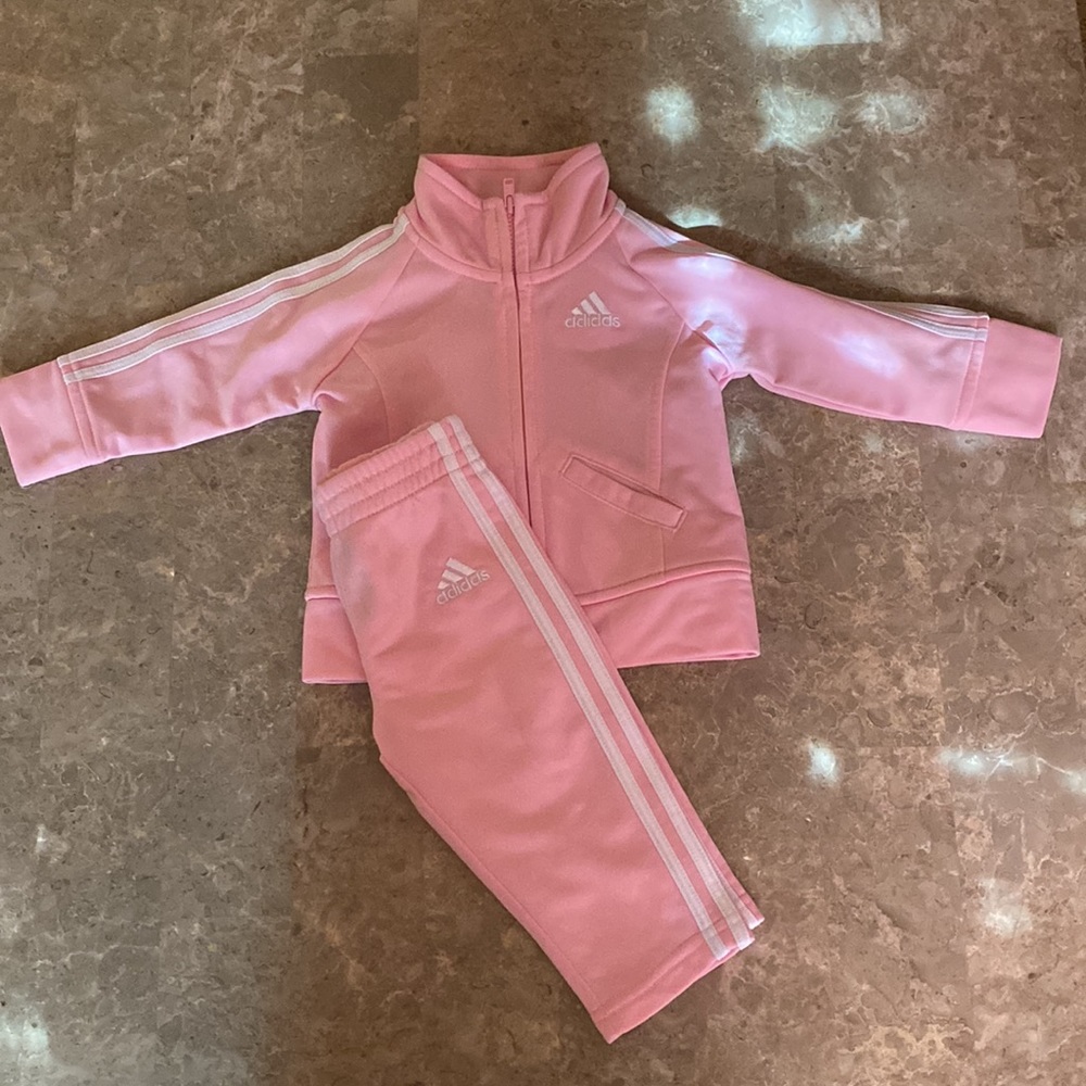 Toddler Girl Adidas Tracksuit